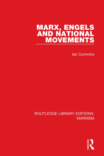Marx, Engels and National Movements, PDF eBook