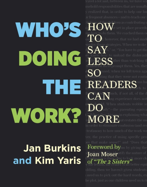 Who's Doing the Work? : How to Say Less So Readers Can Do More, PDF eBook