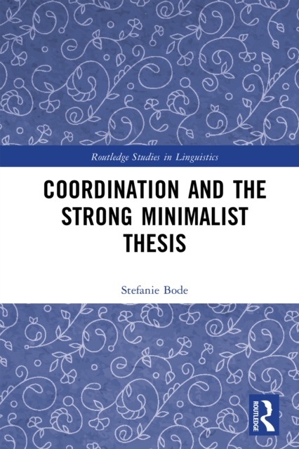 Coordination and the Strong Minimalist Thesis, EPUB eBook