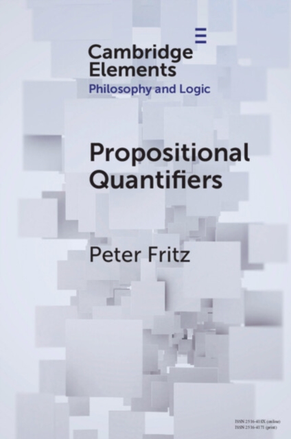 Propositional Quantifiers, Paperback / softback Book