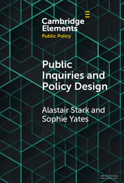 Public Inquiries and Policy Design, Hardback Book