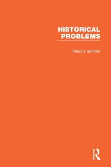 Historical Problems : Studies and Documents, Multiple-component retail product Book