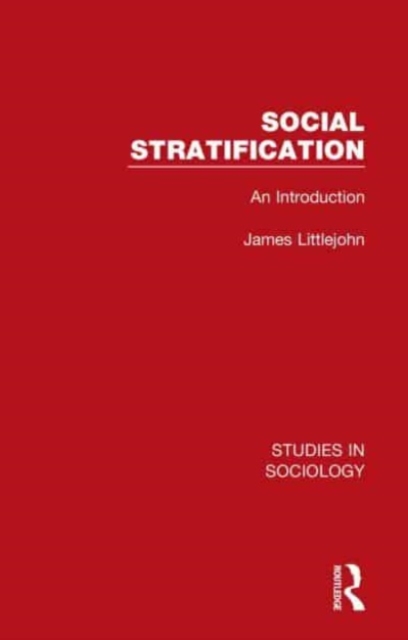 Social Stratification : An Introduction, Paperback / softback Book