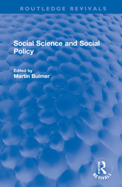 Social Science and Social Policy, Hardback Book