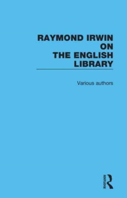 Raymond Irwin on The English Library, Multiple-component retail product Book