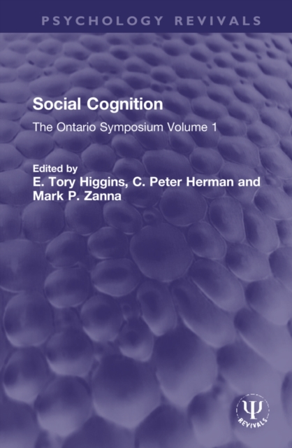 Social Cognition : The Ontario Symposium Volume 1, Hardback Book