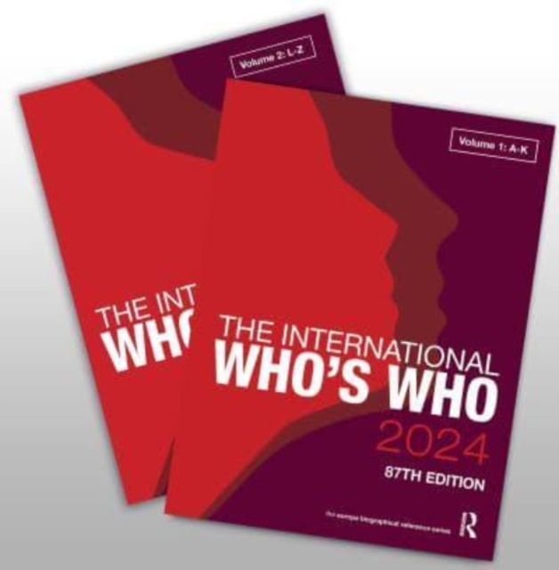 The International Who's Who 2024, Multiple-component retail product Book