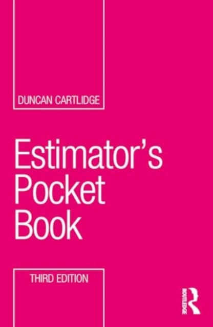 Estimator’s Pocket Book, Paperback / softback Book