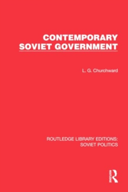 Contemporary Soviet Government, Hardback Book