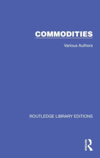 Routledge Library Editions: Commodities, Multiple-component retail product Book