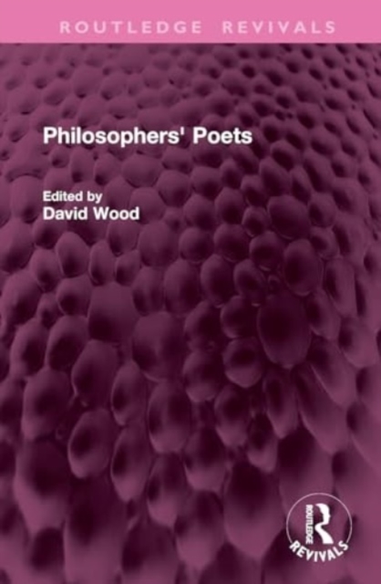 Philosophers' Poets, Hardback Book