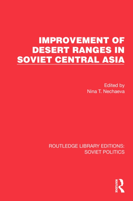 Improvement of Desert Ranges in Soviet Central Asia, EPUB eBook