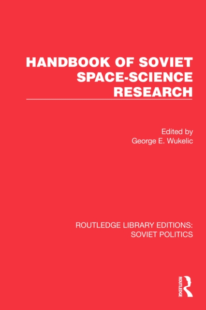 Handbook of Soviet Space-Science Research, EPUB eBook
