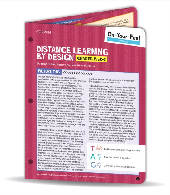 On-Your-Feet Guide: Distance Learning by Design, Grades PreK-2, Loose-leaf Book