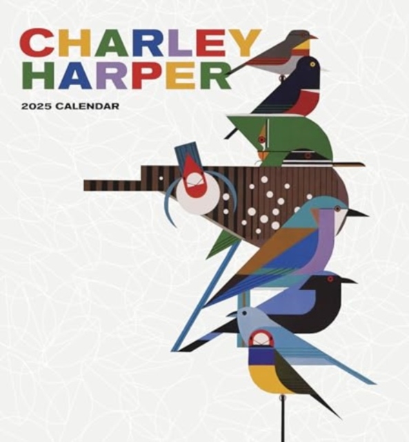 Charley Harper 2025 Mini Wall Calendar, Paperback Book