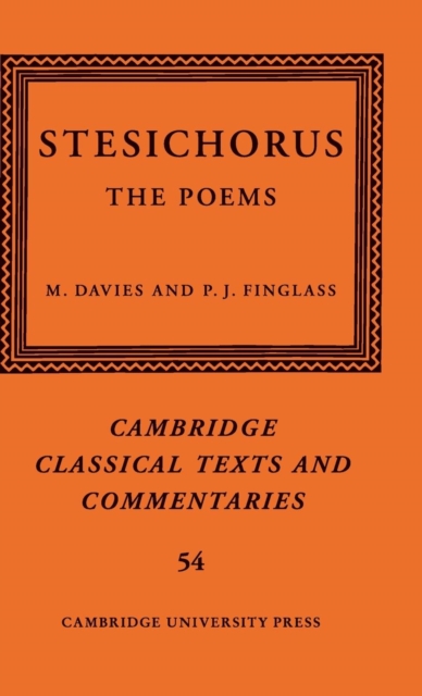 Stesichorus : The Poems, Hardback Book