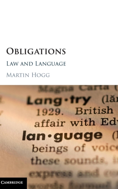 Obligations : Law and Language, Hardback Book