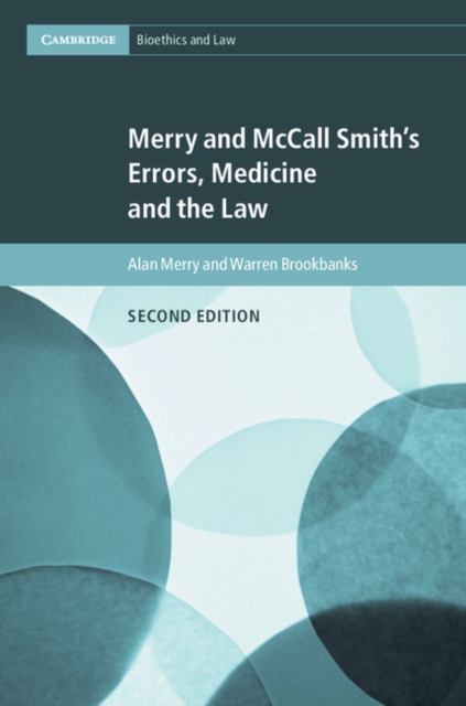 Merry and McCall Smith's Errors, Medicine and the Law, Hardback Book