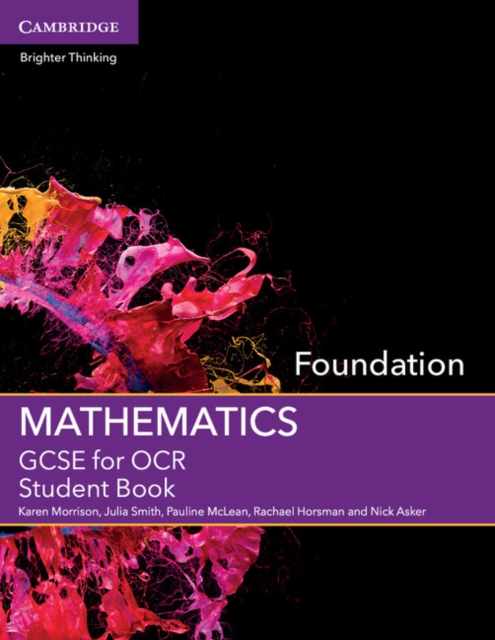 GCSE Mathematics for OCR Foundation Student Book, Paperback / softback Book