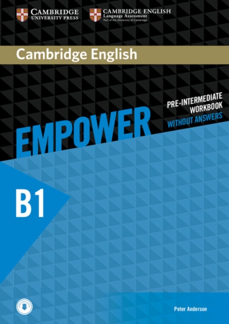 Cambridge English Empower Pre-Intermediate Workbook Without Answers with Downloadable Audio, Mixed media product Book