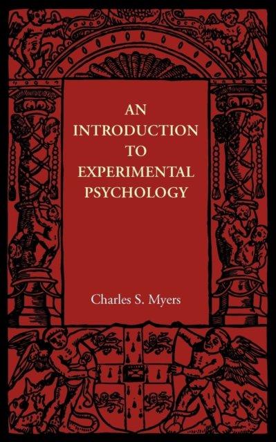 An Introduction to Experimental Psychology, Paperback / softback Book