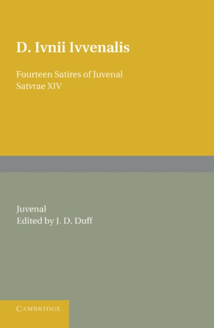 Fourteen Satires of Juvenal, Paperback / softback Book