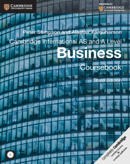 Cambridge International AS and A Level Business Coursebook with CD-ROM, Mixed media product Book