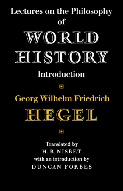 Lectures on the Philosophy of World History, PDF eBook