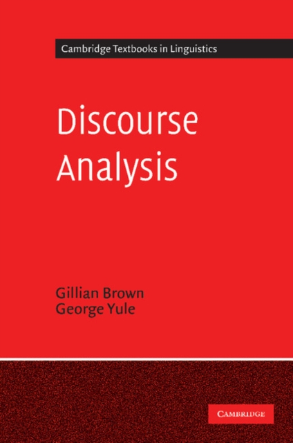 Discourse Analysis, PDF eBook