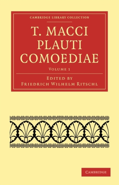 T. Macci Plauti Comoediae, Paperback / softback Book