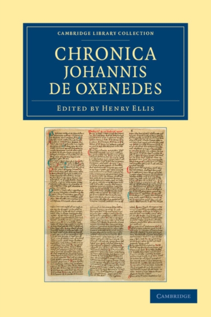 Chronica Johannis de Oxenedes, Paperback / softback Book