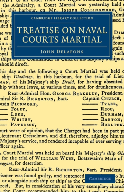 Treatise on Naval Courts Martial, Paperback / softback Book