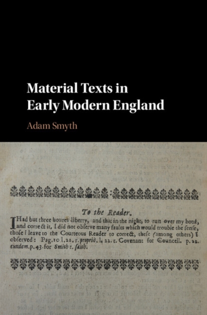 Material Texts in Early Modern England, EPUB eBook