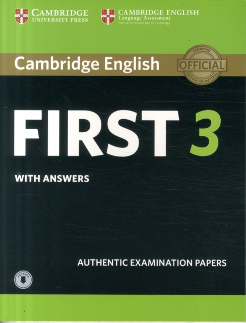Cambridge English First 3 Student's Book with Answers with Audio, Multiple-component retail product Book