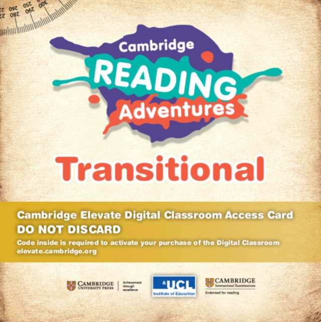 Cambridge Reading Adventures Green to White Bands Transitional Digital Classroom Access Card (1 Year Site Licence), Digital product license key Book