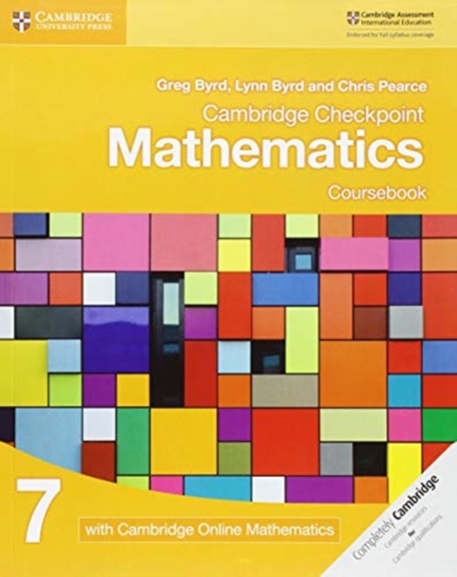Cambridge Checkpoint Mathematics Coursebook 7 with Cambridge Online Mathematics (1 Year), Multiple-component retail product Book