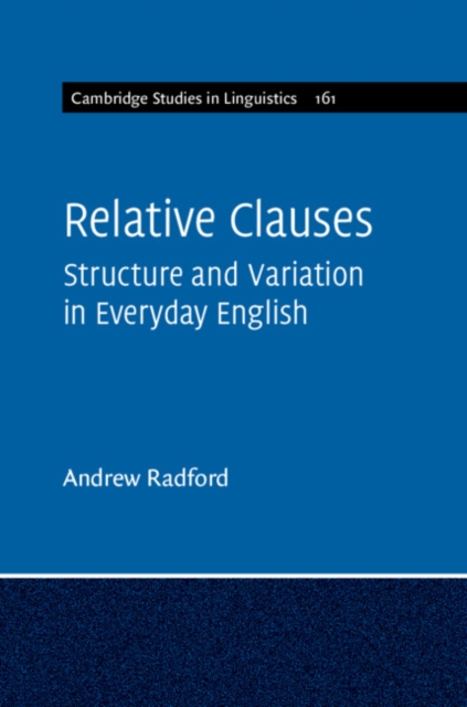 Relative Clauses : Structure and Variation in Everyday English, PDF eBook