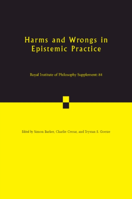 Harms and Wrongs in Epistemic Practice, Paperback / softback Book