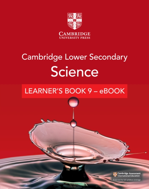 Cambridge Lower Secondary Science Learner's Book 9 - eBook, EPUB eBook