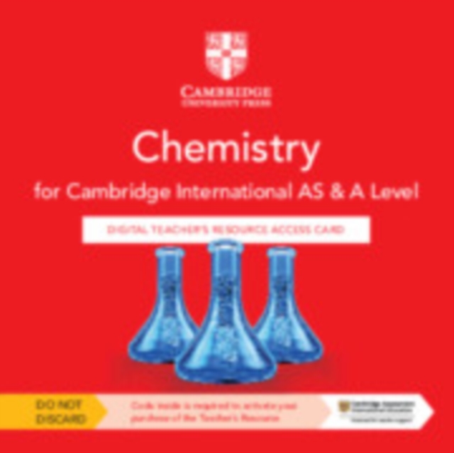 Cambridge International AS & A Level Chemistry Digital Teacher's Resource Access Card, Digital product license key Book