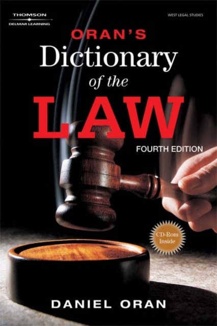 Oran's Dictionary of the Law, Paperback / softback Book