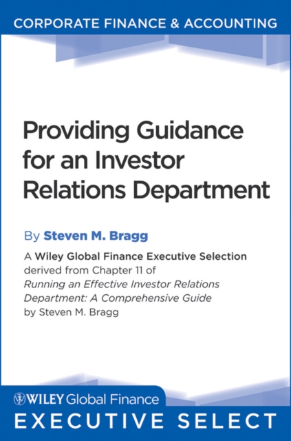 Providing Guidance for an Investor Relations Department, EPUB eBook