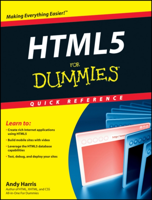 HTML5 For Dummies Quick Reference, Paperback / softback Book