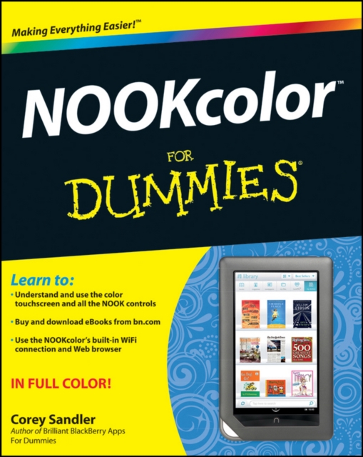 NOOKcolor For Dummies, EPUB eBook