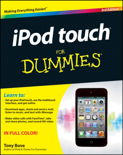 iPod Touch For Dummies, Paperback Book