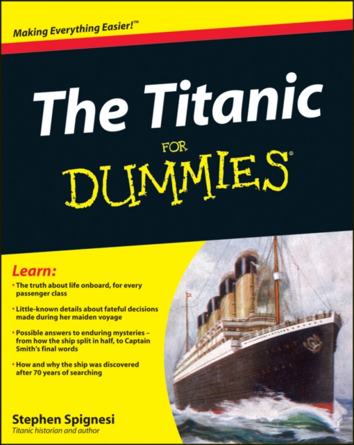The Titanic For Dummies, Paperback Book