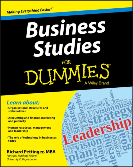 Business Studies For Dummies, EPUB eBook