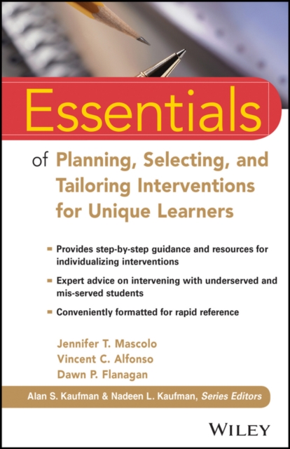 Essentials of Planning, Selecting, and Tailoring Interventions for Unique Learners, EPUB eBook
