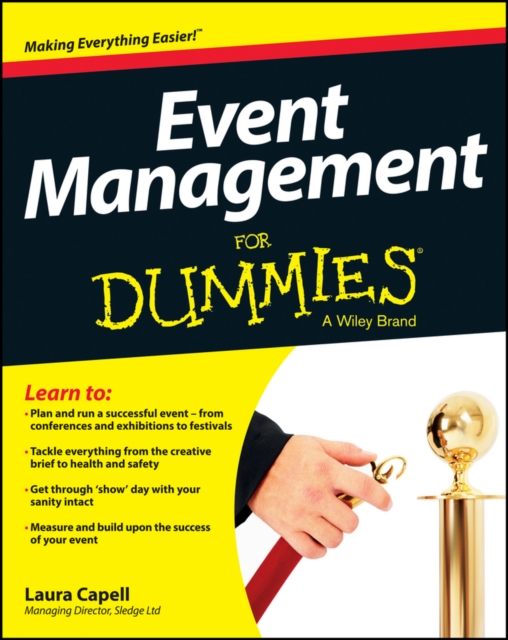 Event Management For Dummies, EPUB eBook