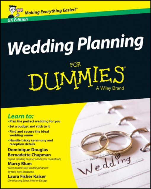 Wedding Planning For Dummies, Paperback / softback Book